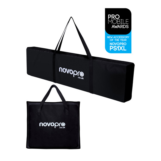 Bundle 2x Novopro PS1XL hhenverstellbares Podest mit Bags & 2xScrims