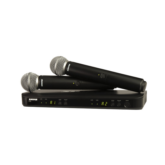 Shure BLX288E/SM58 S8 - SM58 Dual Vocal-Funksystem