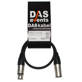 DASkabel - Sommer Cable SC-Stage 22 Profi XLR Mikrofon Audio Kabel 0,6m (Neutrik)