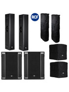 Bundle 2x RCF SUB 8003-AS II 18 Zoll Bass+ NXL 24-A 2-Wege Array 7200 W + Cover