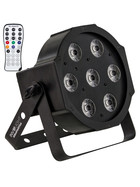 Involight SlimPAR766 LED Scheinwerfer mit 7x 6W 6in1 RGBWA/UV LEDs, 25 IR-Remote